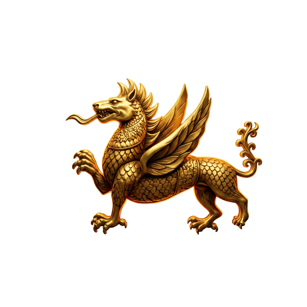 CSR dragon-lion emblem